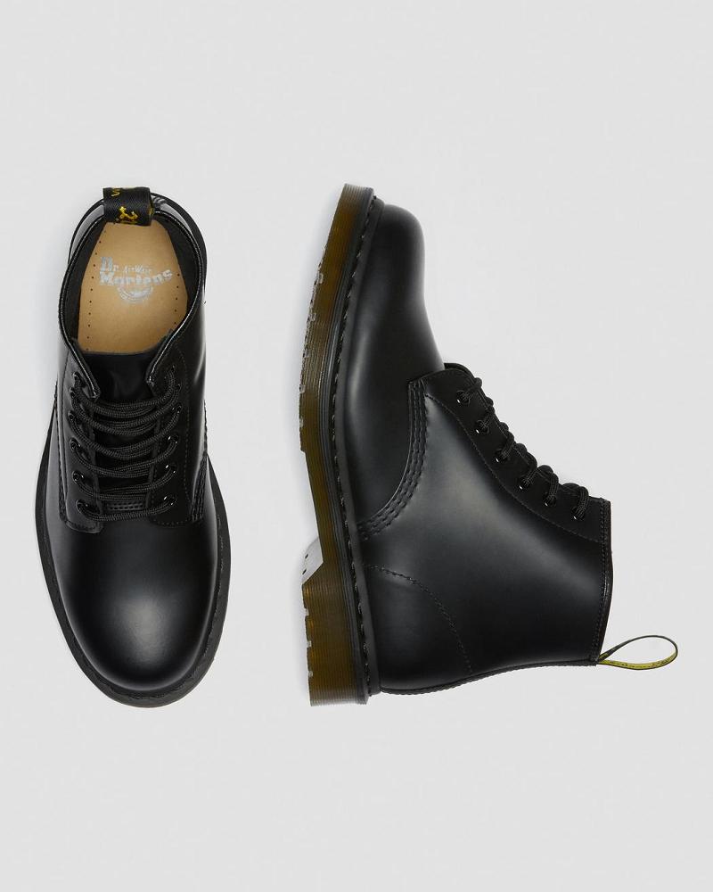 Dr Martens 101 Smooth Lær Ankelstøvletter Herre Svarte | Norge 38QMA